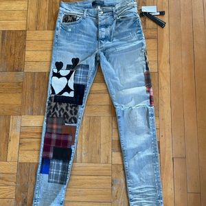 Amiri NWT Artpatch Jeans 33